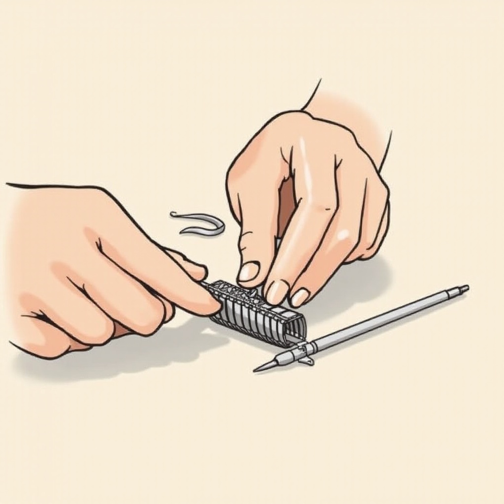 Come riparare un braccialetto che si tira per stringere.