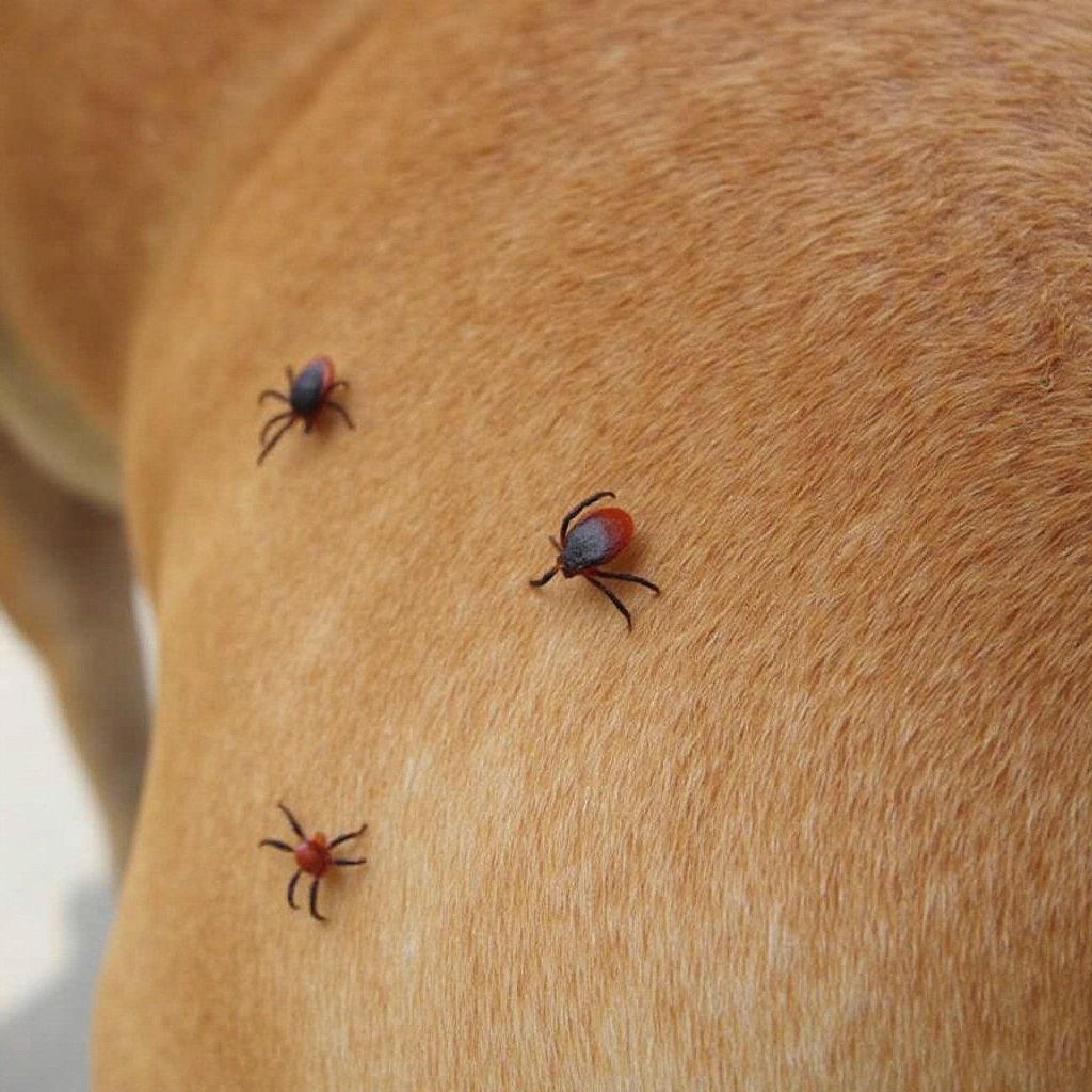 ما هو لون القراد على الكلاب؟ دليل شامل