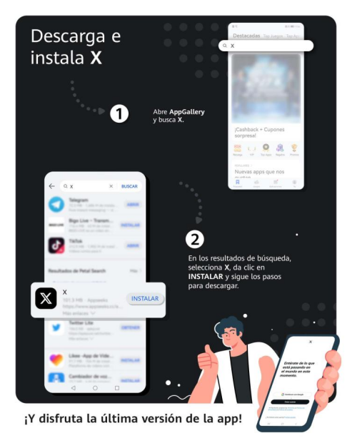 Mejores Aplicaciones y Clientes de Twitter para Huawei Sin GMS