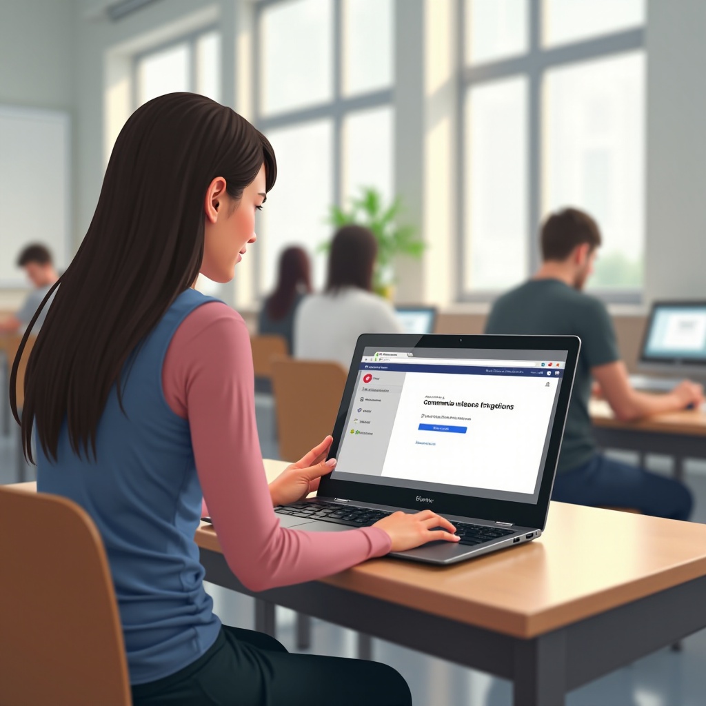 come ottenere lo strumento di ispezione sul Chromebook della scuola
