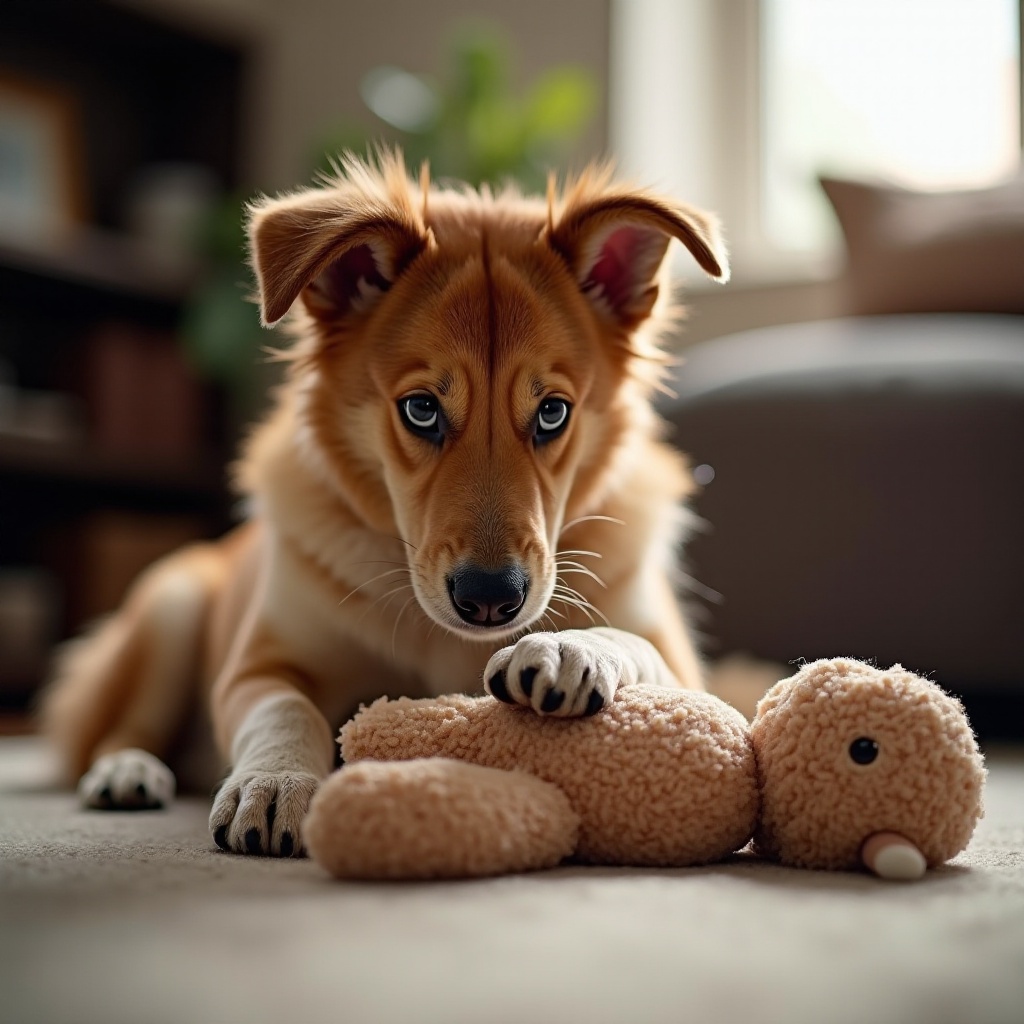 لماذا يحب كلبك الحيوانات المحشوة ولكنه يدمرها